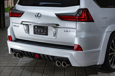 LEXUS LX570 LUV LINE リアアンダースポイラー 塗装取付込