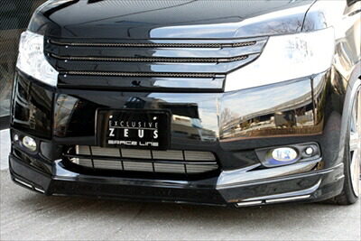 ステップワゴン RK1/2 前期 G/L/Li GRACE-LINE フロントハーフスポイラー 塗装済 NH624P/プレミアムホワイトパール 取付込