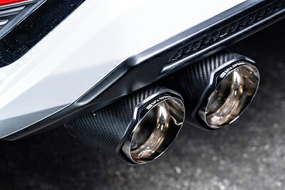 ランドクルーザー 300 FJA300W 3.3L ディーゼル LUV LINE エキゾーストシステム 左右4本出し カーボンテール