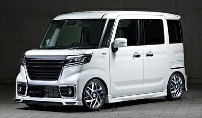 MK53S スペーシアカスタム GRACE LINE エアロ2点セット FRP製 塗装済み