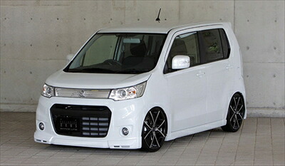 ワゴンR スティングレー MH34S GRACE LINE Front・Rear・LEDdaylight SET 塗装済 Z7T：パールホワイト