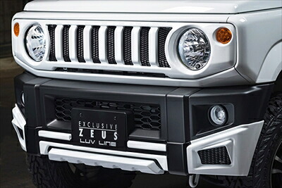 JB64W ジムニー フロントハーフスポイラー ZJ3/ブルーイッシュブラックパール塗装済