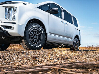 CV1W デリカD:5 ドアミラーカバー シボ加工 つや消しブラック仕様｜Autostyle