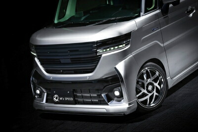 MK54S スペーシアカスタム GRACE LINE フロントグリル AES製 つや消しブラック仕様