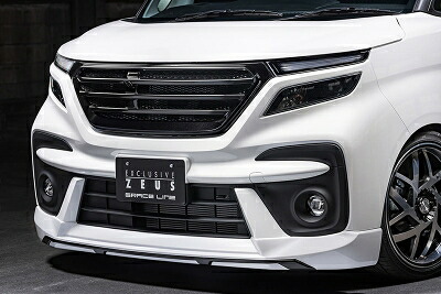 MA37S ソリオ バンディット GRACE LINE フロントハーフスポイラー メーカー塗装品 ZMV スーパーブラックパール 取付込