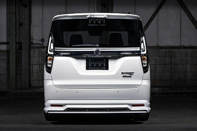 MA37S ソリオ バンディット GRACE LINE リアゲートスポイラー シボ加工 つや消しブラック仕様｜Autostyle