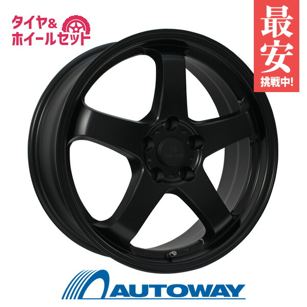 【P最大28倍！】215/55R17 サマータイヤ タイヤホイールセット FINALIST FZ-S5 17x7.0 +38 114.3x5 MBL + DIMAX TOURING 【送料無料】 (215/55/17 215-55-17 215/55-17) 夏タイヤ 17インチ