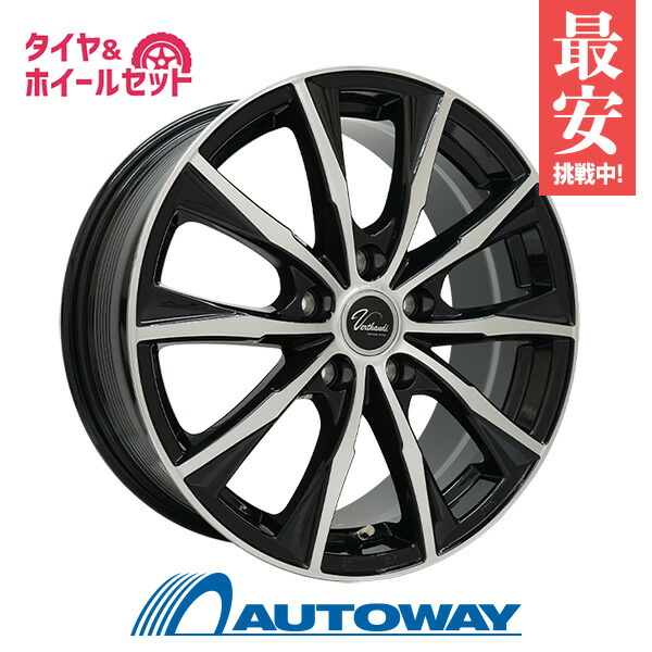 225/50R18 サマータイヤ タイヤホイールセット Verthandi VW-S10 18x7.5 +38 114.3x5 BK/P + SIERRA S6 【送料無料】 (225/50/18 225-50-18 225/50-18) 夏タイヤ 18インチ
