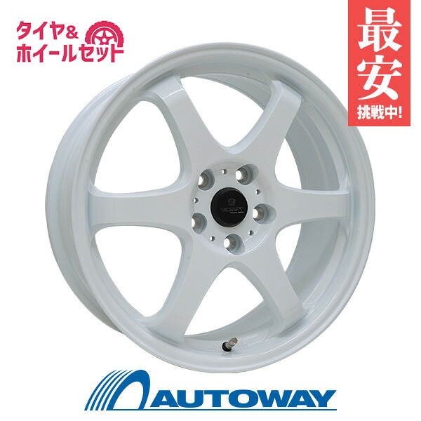 215/60R16 8PR サマータイヤ タイヤホイールセット FINALIST FZ-S6 16x6.5 45 114.3x5 WH + SUPER2000 【送料無料】 (215/60/16 215-60-16 215/60-16) 夏タイヤ 16インチ|AUTOWAY(オートウェイ)