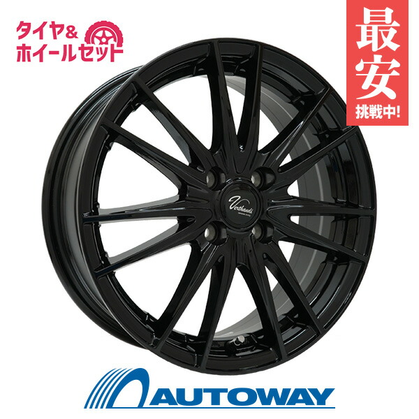 【エントリーでP19倍確定!7/25~】165/60R14 サマータイヤ タイヤホイールセット Verthandi VB-S14 14x4.5 +45 100x4 BK + 209 【送料無料】 (165/60/14 165-60-14 165/60-14) 夏タイヤ 14インチ|AUTOWAY(オートウェイ)