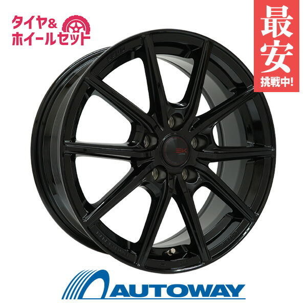 【エントリーでP19倍確定！7/25～】205/70R15 10PR サマータイヤ タイヤホイールセット SEIN EK 15x6.0 45 100x5 BK + RENEGADE R/T+ 【送料無料】 (205/70/15 205-70-15 205/70-15) 夏タイヤ 15インチ｜AUTOWAY（オートウェイ）