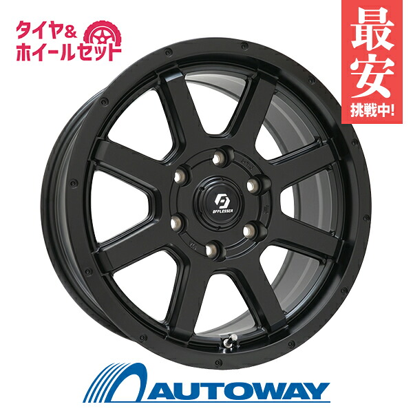 215/70R15 サマータイヤ タイヤホイールセット OFFLESSER OM-S8 15x6.0 +33 139.7x6 SGBK + SU-830 【送料無料】 (215/70/15 215-70-15 215/70-15) 夏タイヤ 15インチ|AUTOWAY(オートウェイ)