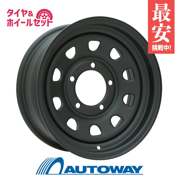 205/70R15 10PR サマータイヤ タイヤホイールセット DAYTONA'S 15x6.0 0 139.7x5 MBL + RENEGADE R/T+ 【送料無料】 (205/70/15 205-70-15 205/70-15) 夏タイヤ 15インチ|AUTOWAY(オートウェイ)