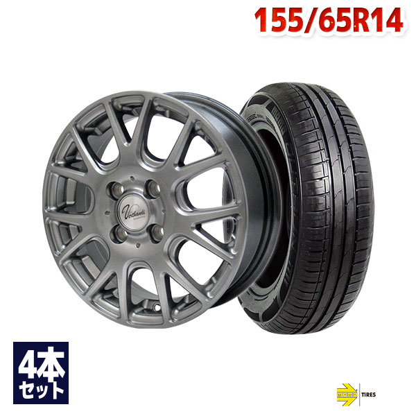 【楽天市場】155/65R14 サマータイヤ タイヤホイールセット 【送料 