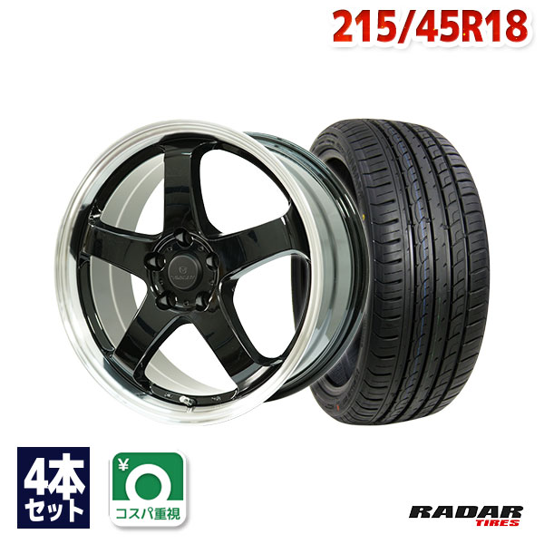 楽天市場】215/45R18 サマータイヤ タイヤホイールセット FINALIST FZ