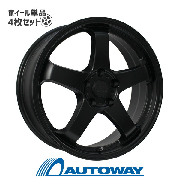 【P最大28倍！】【4枚セット】 FINALIST FZ-S5 17x7.0 +50 100x5 MBL インチサイズ：17インチ リム幅：7.0 ｲﾝｾｯﾄ：+50