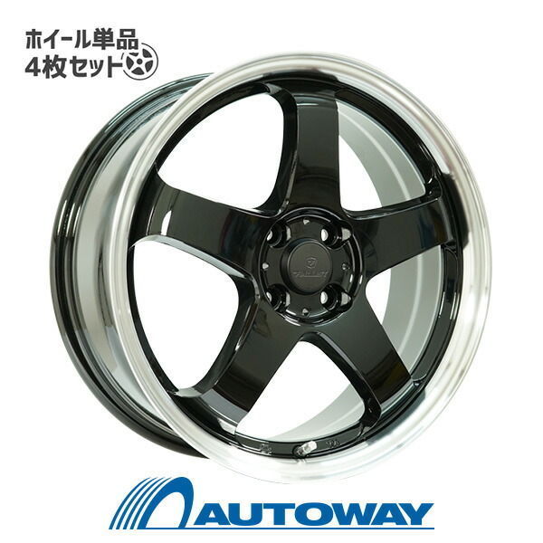 楽天市場】【4枚セット】 Verthandi PW-S10 17x7.0 48 100x5 BLACK