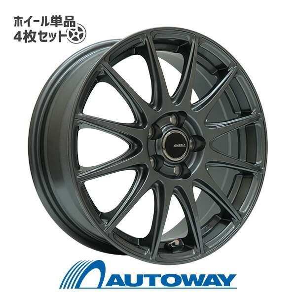 【P最大28倍！】【4枚セット】 EMBELY S12 18x7.5 38 114.3x5 GM