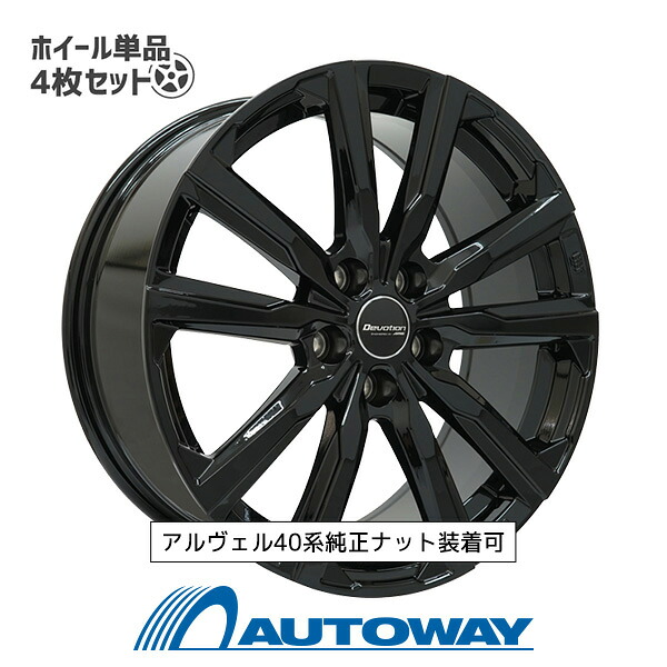 【P最大30倍！4/20】【4枚セット】 DEVOTION D5 17x6.5 40 120x5 BLK