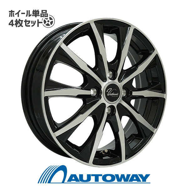 【P最大36倍！4/14 20:00～】【4枚セット】 Verthandi VW-S10 17x6.0 +40 100x4 BK/P インチサイズ：17インチ　リム幅：6.0　インセット：+40
