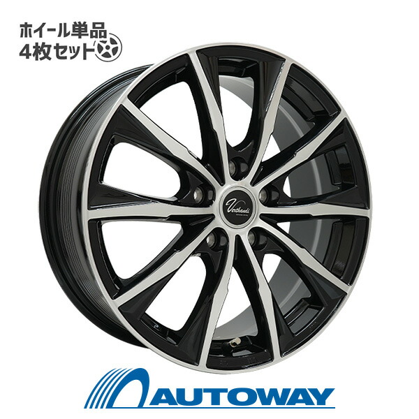 【エントリーでP10倍確定！】【4枚セット】 Verthandi VW-S10 18x7.5 +38 114.3x5 BK/P インチサイズ：18インチ　リム幅：7.5　インセット：+38｜AUTOWAY（オートウェイ）