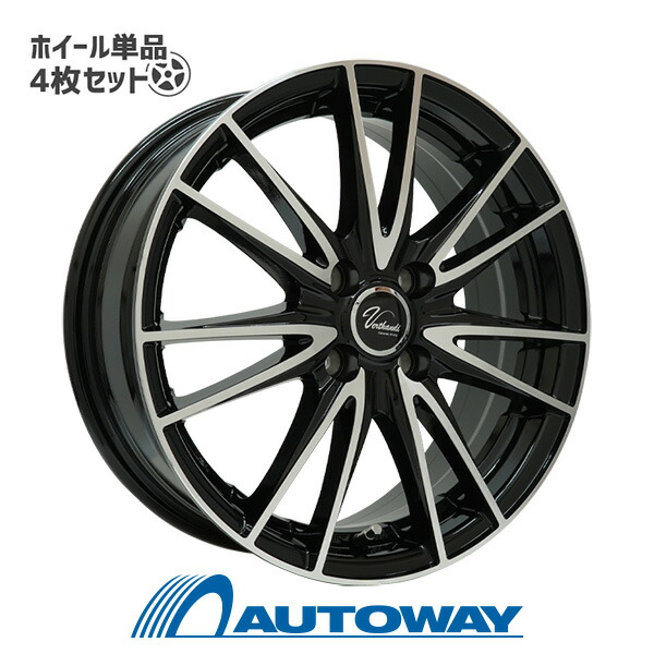 【4枚セット】 Verthandi VB-S14 14x5.5 +38 100x4 BK/P ｲﾝﾁｻｲｽﾞ：14インチ　リム幅：5.5　ｲﾝｾｯﾄ：+38