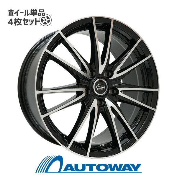 【エントリーでP19倍確定！7/25～】【4枚セット】 Verthandi VB-S14 18x7.0 +48 114.3x5 BK/P ｲﾝﾁｻｲｽﾞ：18インチ　リム幅：7.0　ｲﾝｾｯﾄ：+48｜AUTOWAY（オートウェイ）