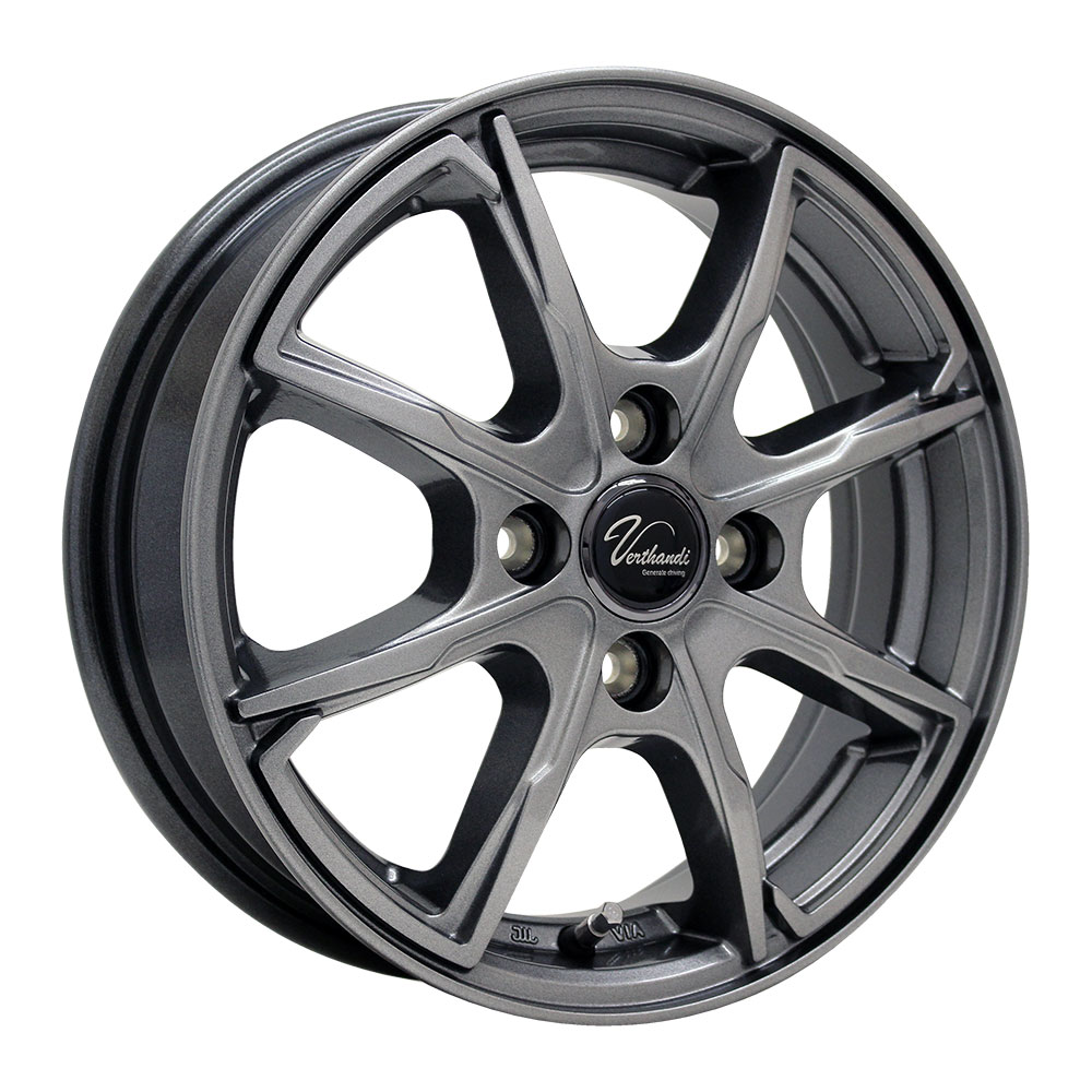 室外 美品 ヴェルザンディ15x4.5 +45 100x4 165/60R15 - 通販