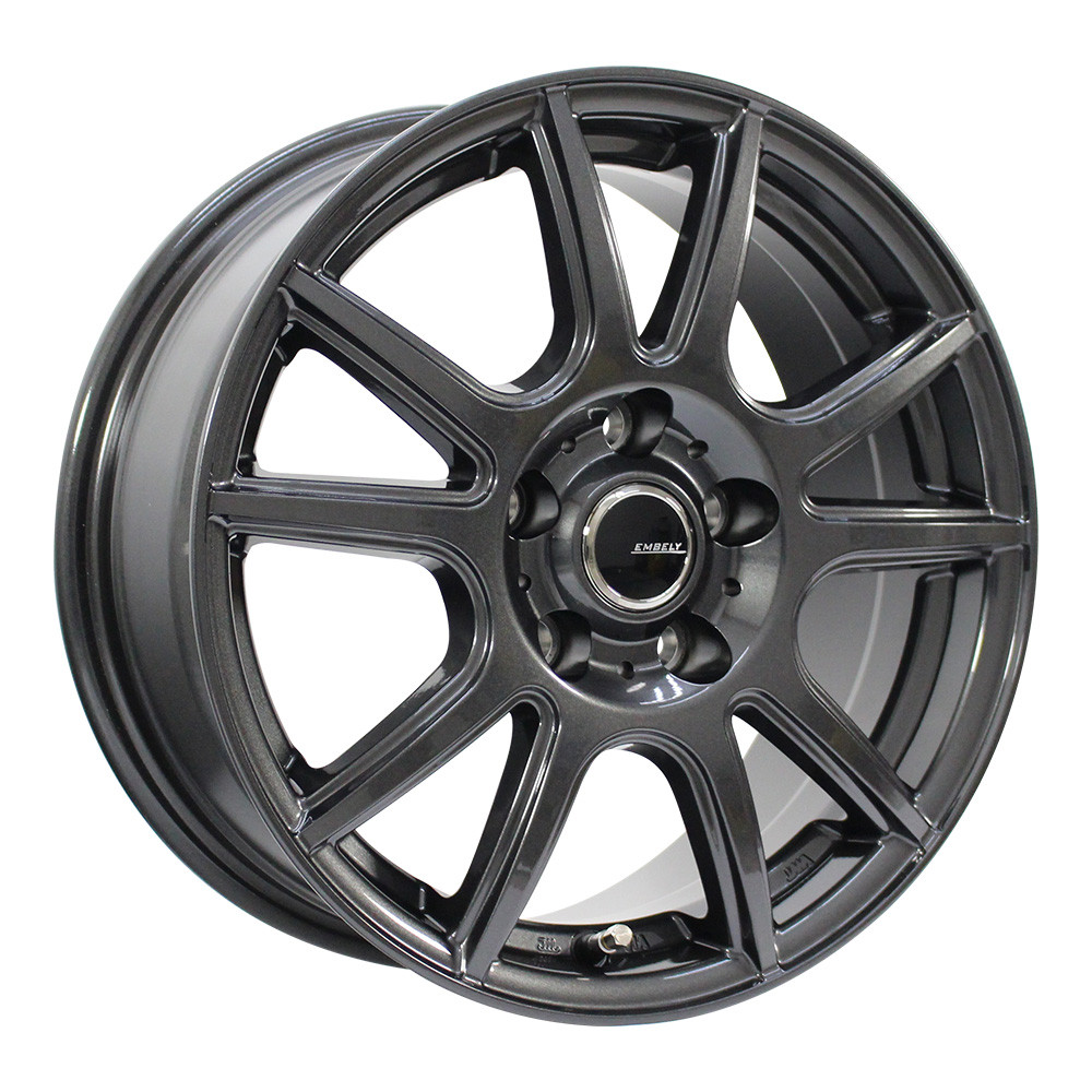 195/55R15スタッドレスタイヤタイヤホイールセットNANKANG(ナンカン)AW-1スタッドレス+EMBELYS1015x6+40100x5GM【送料無料】(195/55/15195-55-15)冬タイヤ15インチ【2022年製】