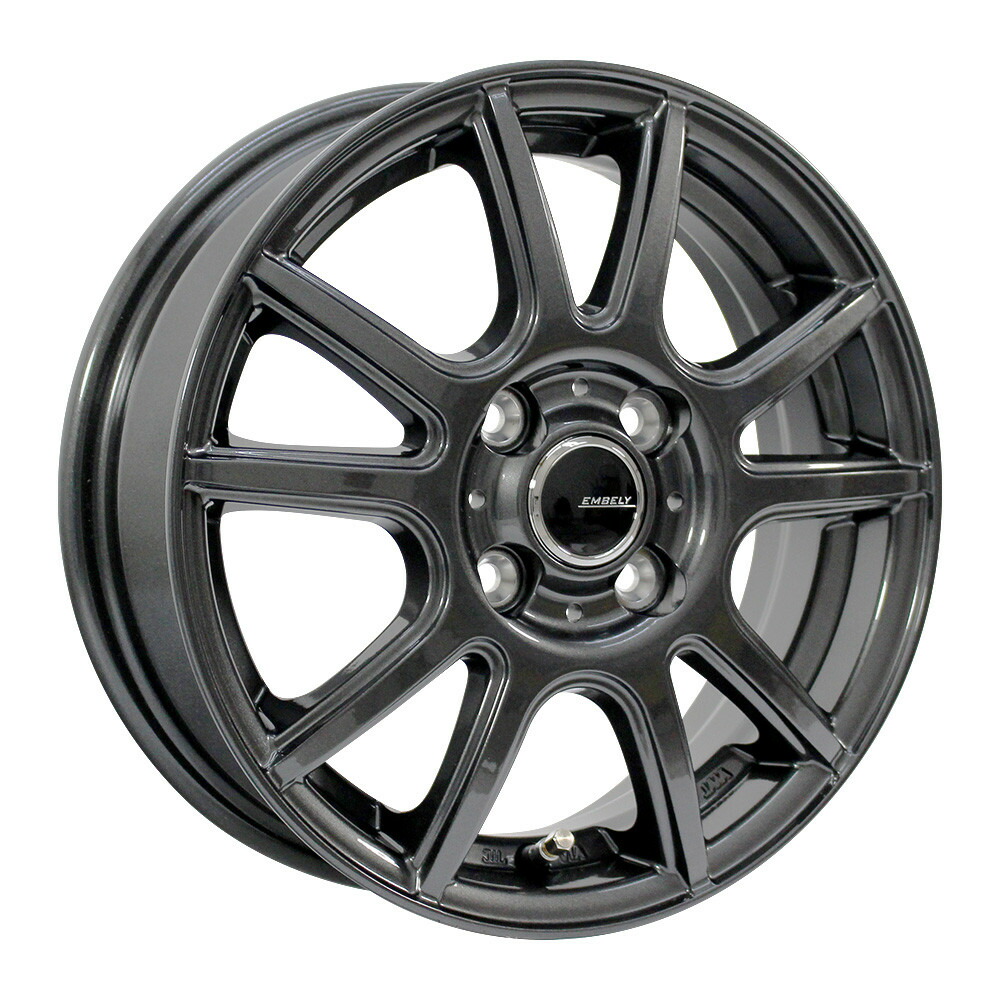 本日特価】【本日特価】195 60R16 サマータイヤ タイヤホイールセット EMBELY S10 16x6 45 100x4 GM ECO-2  (Plus) (195 60 16 195-60-16 195 60-16) 夏タイヤ 16インチ 車用品・バイク用品 