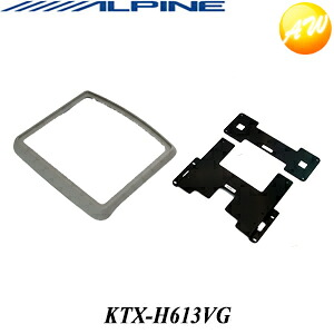 KTX-H613VGALPINE アルパイン ステップワゴン用H21/10～現在 サンルーフ無/グレー リアビジョンスマートインストールキット｜オートウイング