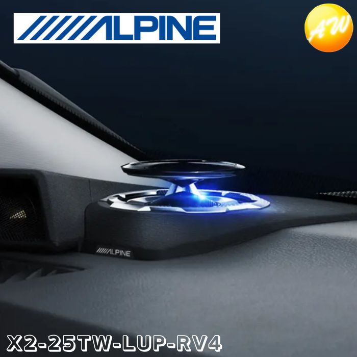 X2-25TW-LUP-RV4 RAV4専用 リフトアップ3ウェイスピーカー アルパイン