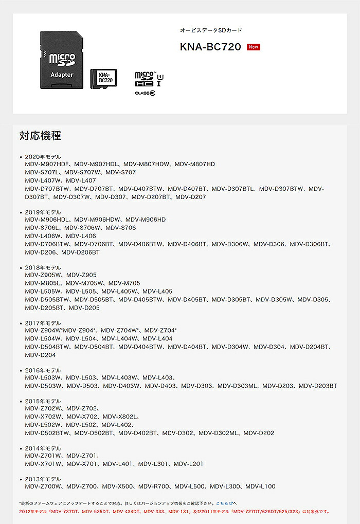 Kenwood Mdv L402 地図更新