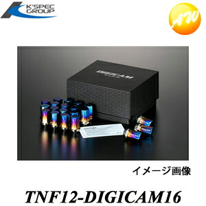 TNF12-DIGICAM16 チタンナット袋M12-1.25 DIGICAM 16個 6角 35mm ケースペック|オートウイング