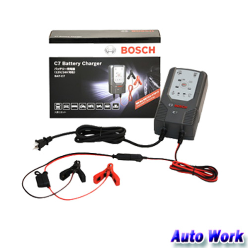 楽天市場 Bosch ボッシュ バッテリー充電器 6v 12v Bat C3 全自動 バイク 自動車 マルチ対応 オートワーク楽天市場店