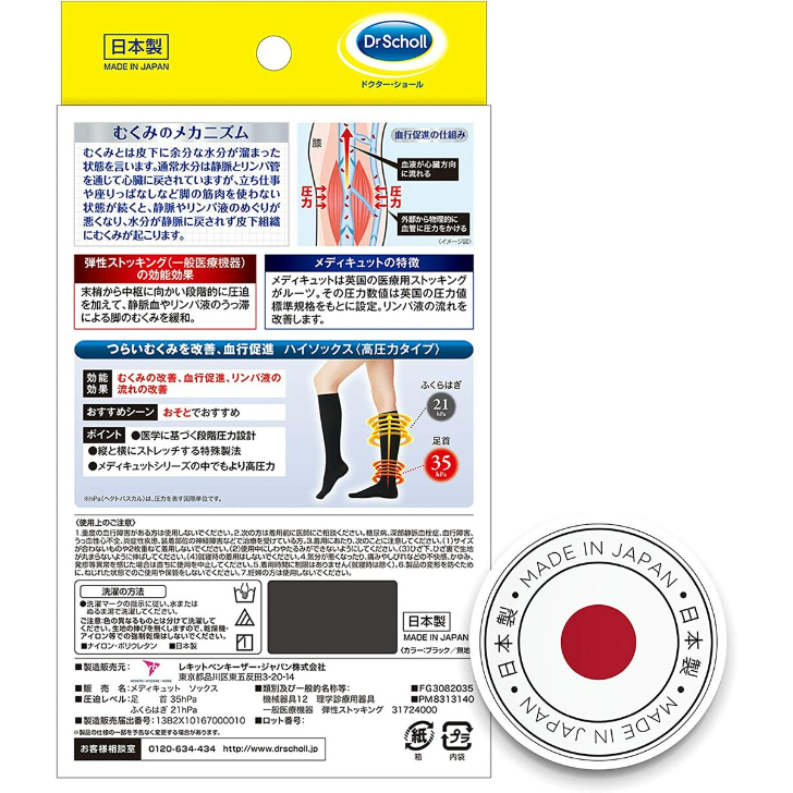 2021年製 おうちでメディキュット リンパケア 1足 ひざ下 つま先なし M