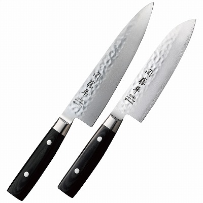 関藤平 ダマスカス鋼包丁2本セット 30699 内祝い お返し ギフトセット 出産内祝い 結婚内祝い 御祝 お彼岸 お供え 御供 初盆志 お中元 暑中見舞い 入学 香典返し 粗供養 父の日 快気祝い 快気内祝い｜ギフトハウス　AGコンシェル
