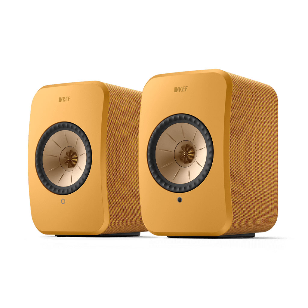 LSX II [AH:アンバーヘイズ] KEF [ケーイーエフ] 無線電話HiFi金棒引き [有りの実] KEF JAPAN定め事仕入品