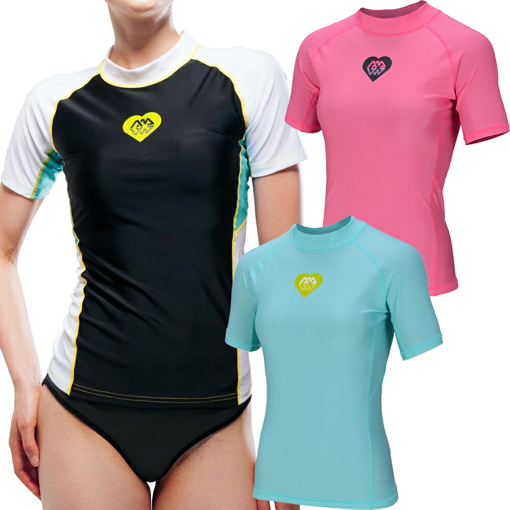 楽天市場 レディース ラッシュガード 半袖 Aqua Marina アクアマリーナ Alluv ラッシュガード アバコセレクション楽天市場店