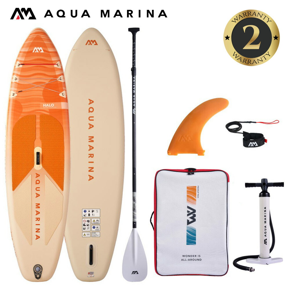 超軽量 SUP ボード インフレータブル スタンドアップパドルボード 最上位モデル AQUA MARINA (アクアマリーナ) HALO ハロ 10'0\