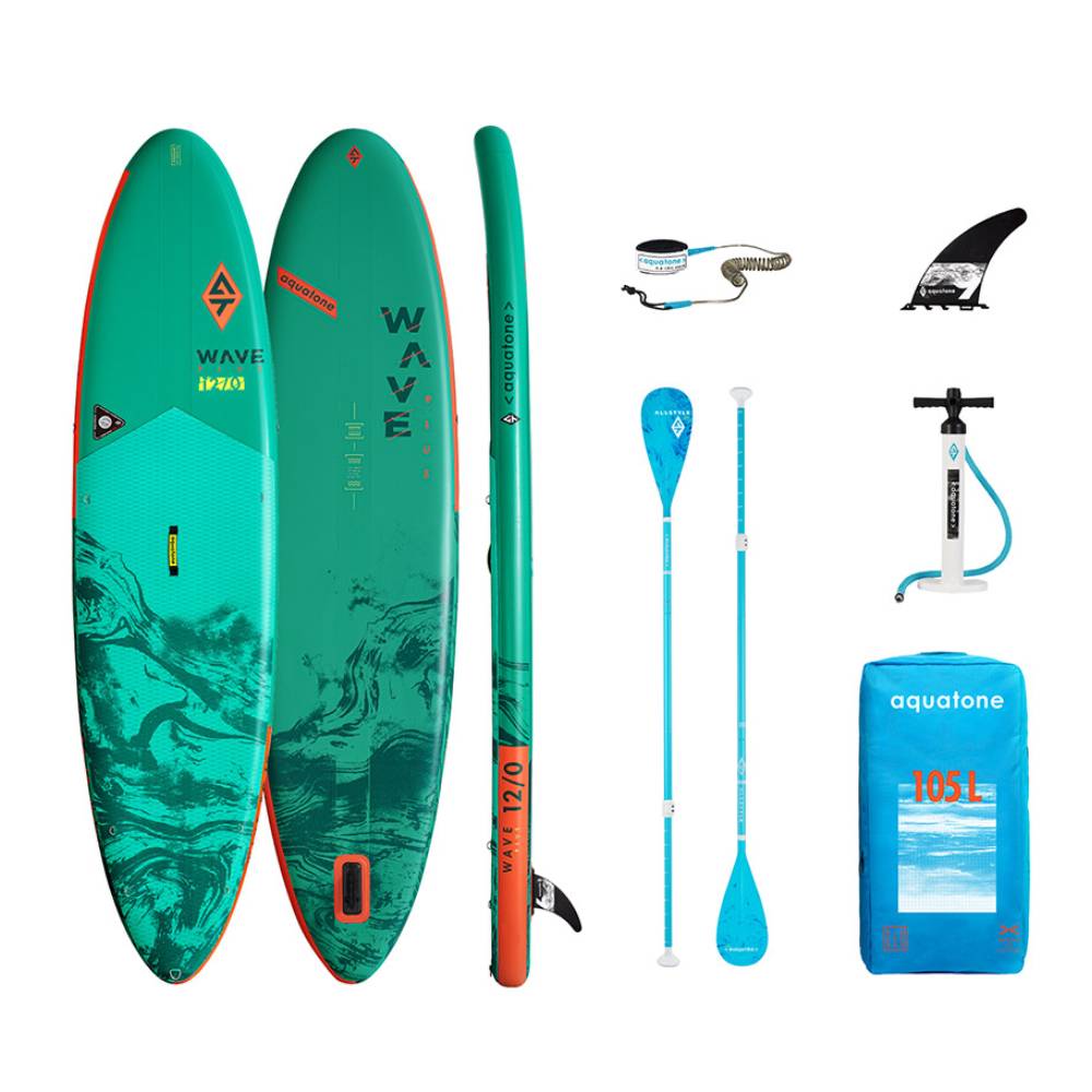 AQUA TONE(アクアトーン) WAVE PLUS ウェーブプラス SUP(スタンドアップパドルボード) インフレータブル ALL-ROUND 12’0