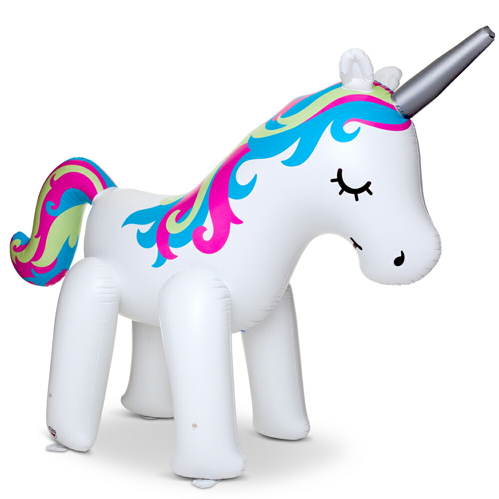 アニマルスプリンクラー Big Mouth ビッグマウス ユニコーン 1 8m 浮き輪 大人 ウォータートイ プール ビーチ 湖 ラウンジ フロート 日本カヌー連盟は毎年日本カヌー連盟などの Diasaonline Com