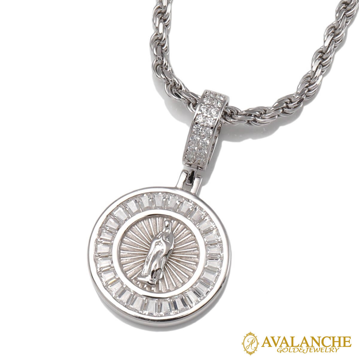 シルバー ネックレス&ペンダント 45cm-50cm ACPJ-MARIA01/060HCMD|AVALANCHE GOLD&JEWELRY