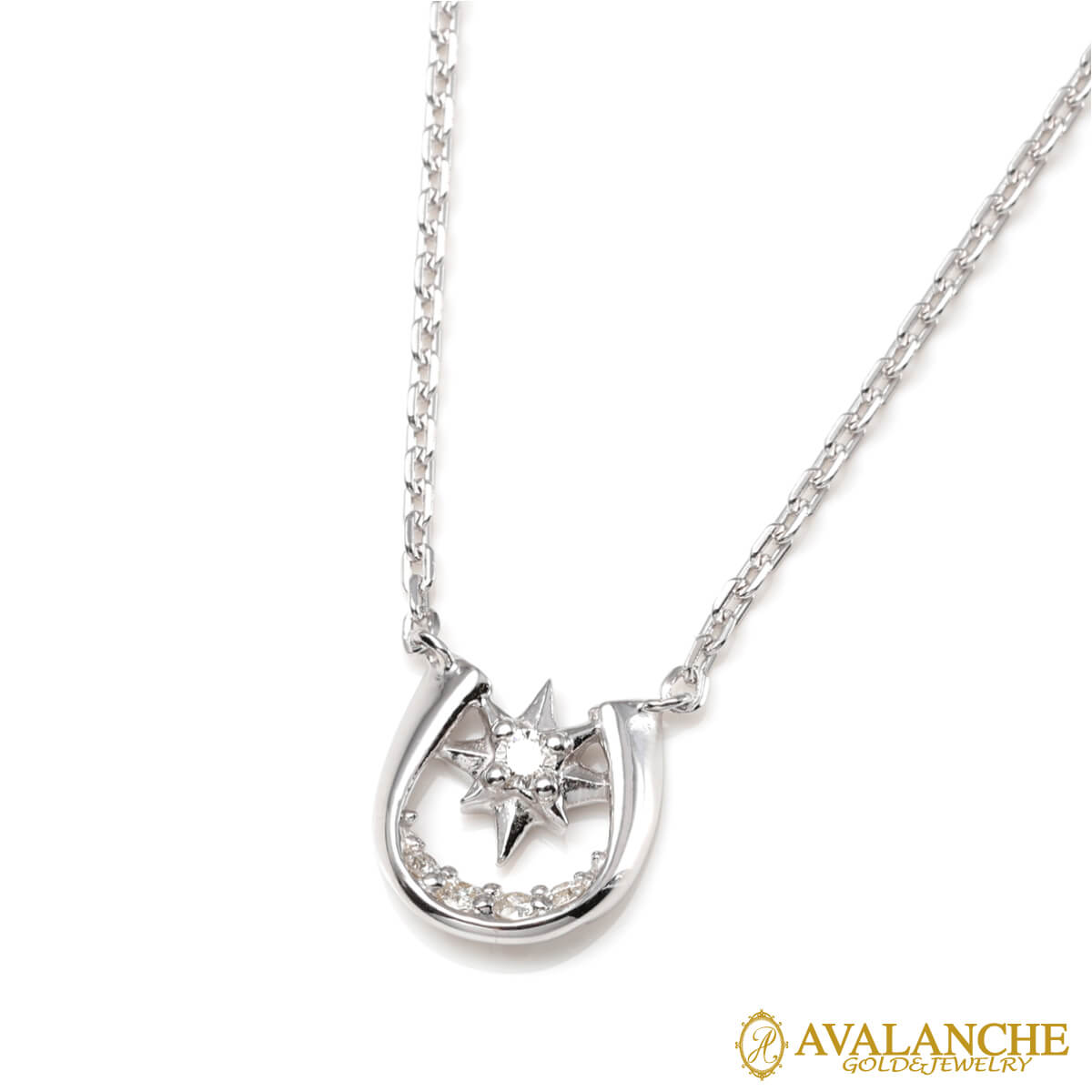ダイヤモンド シルバー ネックレス&ペンダント 40cm 3-15587-02 LSJ26|AVALANCHE GOLD&JEWELRY