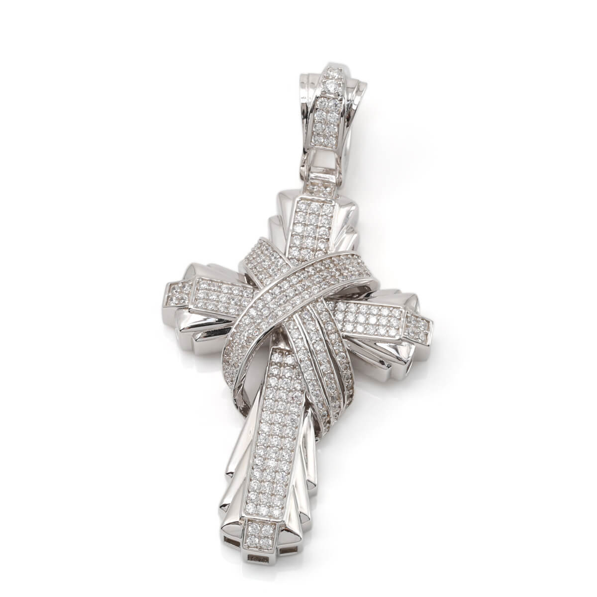 シルバー ペンダント RIBBON-CROSS-01|AVALANCHE GOLD&JEWELRY