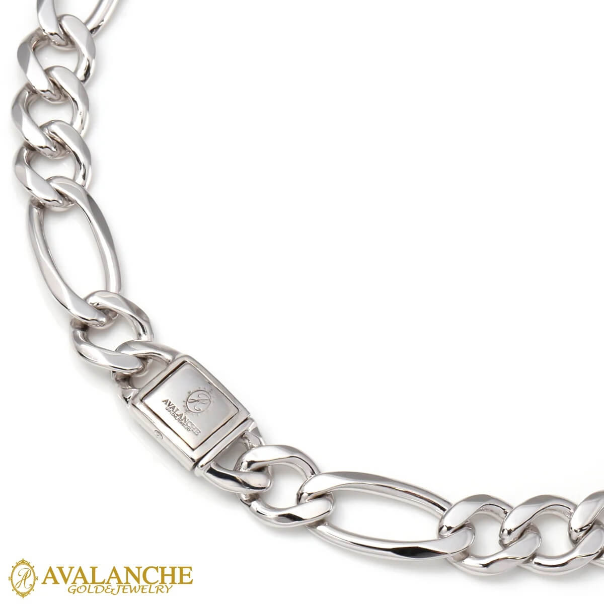 楽天市場】シルバー マイアミネックレス 幅6.5mm 45cm-60cmA180KMDO2