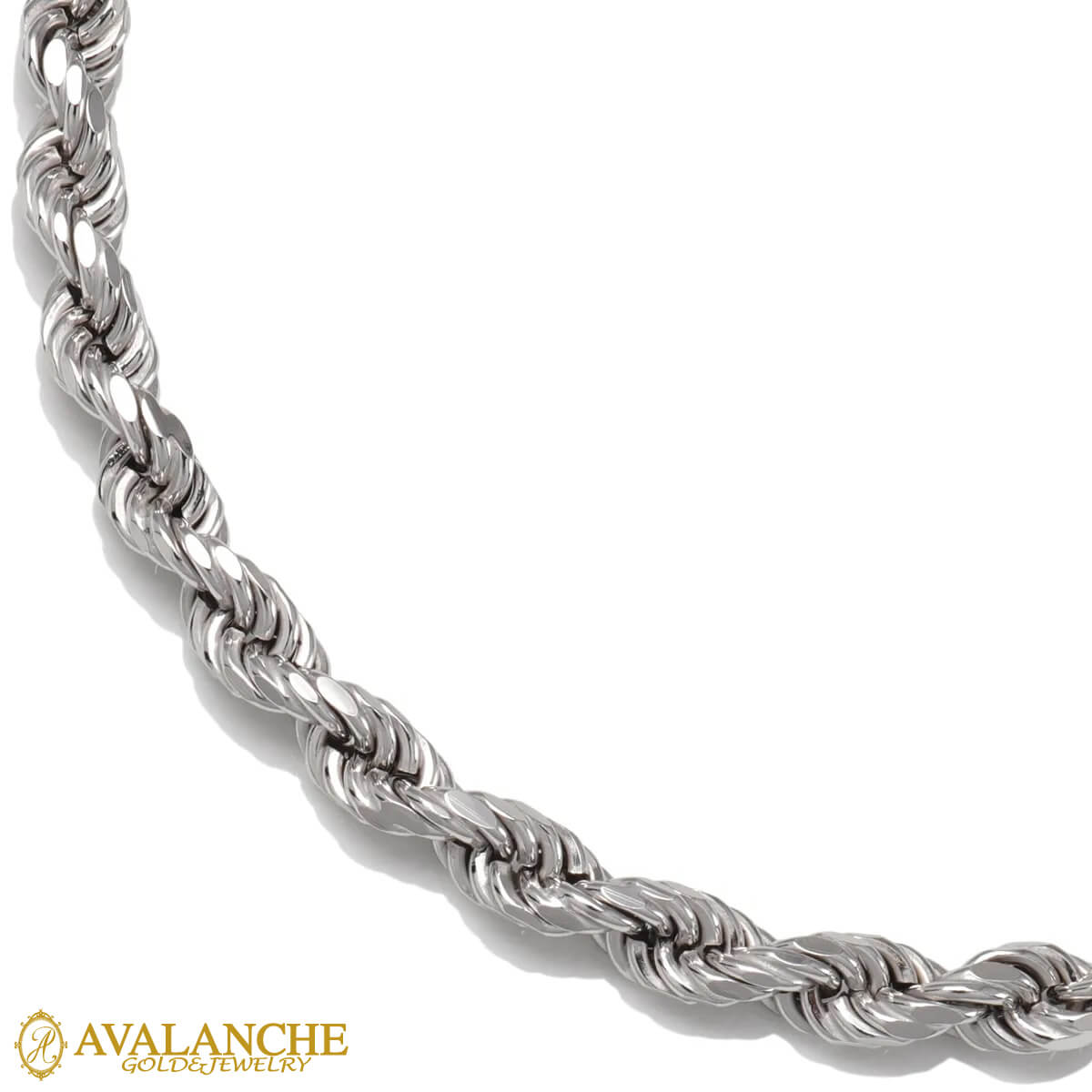 AVALANCHE パフグッチネックレスS925 シルバー パフグッチネックレス 幅7mm 40cm-60cm AVAMNV-02