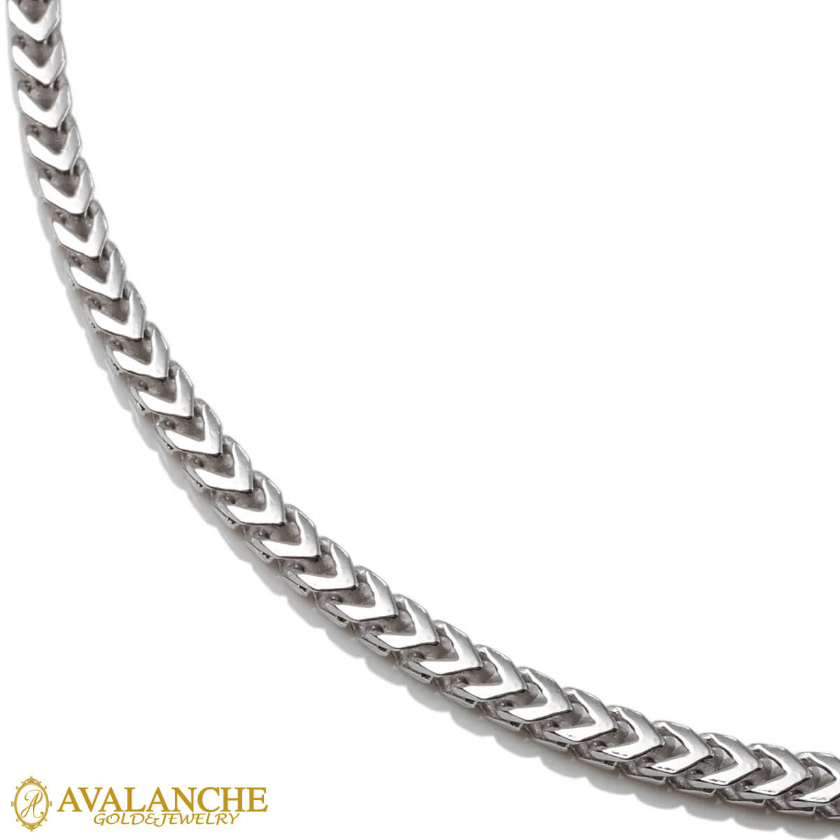 楽天市場】10K イエローゴールド フランクリンネックレス 幅3.2