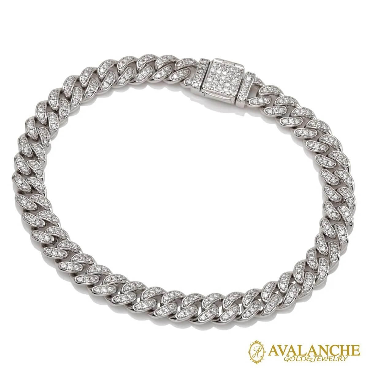 楽天市場】シルバー マイアミネックレス 幅7mm 45cm-60cm AHN-0101-7MM