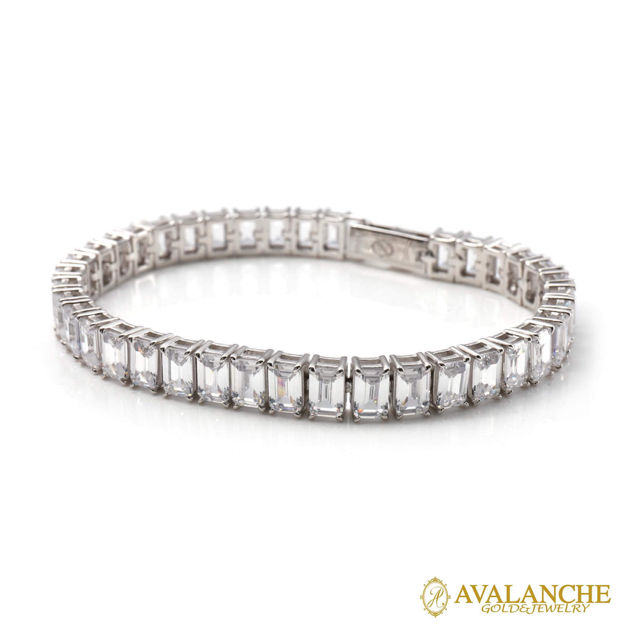 楽天市場】シルバー テニスブレスレット 幅5mm 18cm-20cm AHBL-D042